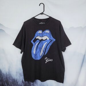 The Rolling Stones Logo Graphic Band Tee Black XL